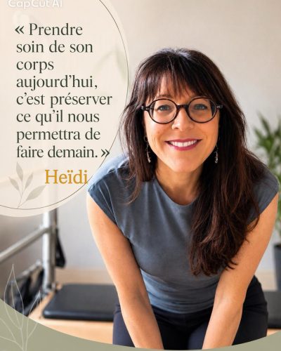 Heidi Tascon, professeure de Pilates à Villaz
